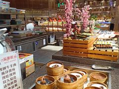 面包甜点陈列柜-永远爱烤肉火锅自助(龙德广场店)