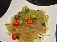 菜心拌海蜇-双海酒店·海鲜家常菜(南戴河店)