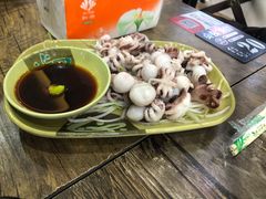 芥末白灼八爪鱼-贞姨美食·老字号海鲜大排档