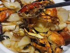 二小姐爱吃的香炒蟹-周家二小姐的菜·扬州菜·香炒蟹·狮子头(江都金鹰店)