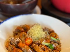传统油爆虾-杭州西子湖四季酒店·金沙厅