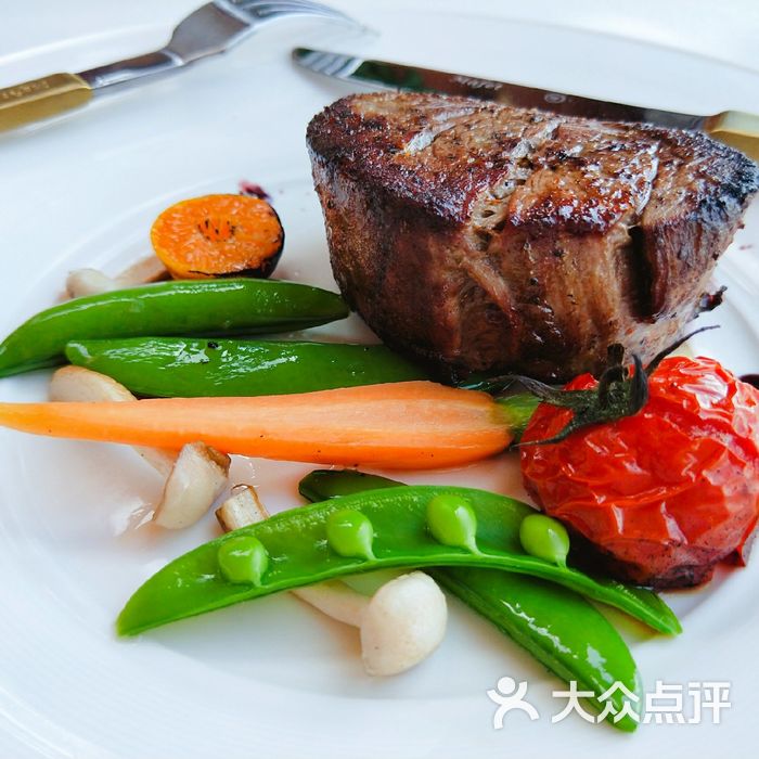 the view 4109轻煎黑椒金枪鱼图片-北京西餐-大众点评网