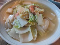 腐皮青菜-老头儿油爆虾(胜利河美食街店)