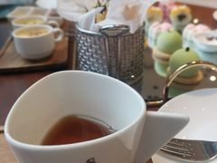 土豆京葱汤配虾肉春卷-花园5號餐厅