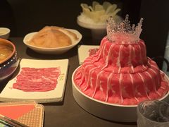 高定瀑布牛肉蛋糕-东来顺·非遗火锅(赛格国际购物中心店)