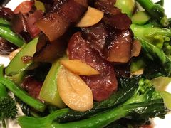 腊肉炒芥兰-新一哥粤菜火锅(瑞金店)