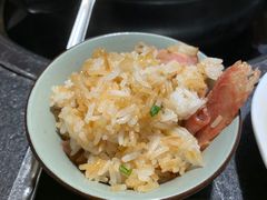 煲仔饭-大匠工房古船木艺术餐厅·猪肚鸡专门店(长白仙岛店)
