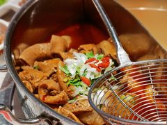 牛杂鸳鸯锅-左庭右院鲜牛肉火锅(环球港店)