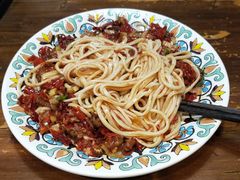 -歹歹的加个面过油肉拌面