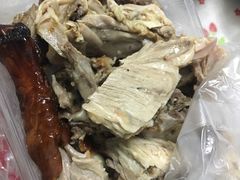 片皮鸭的骨架-北京王府井烤鸭(泰兴店)