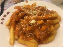 肉酱芝士焗薯条-大哥餐厅(西城花园店)