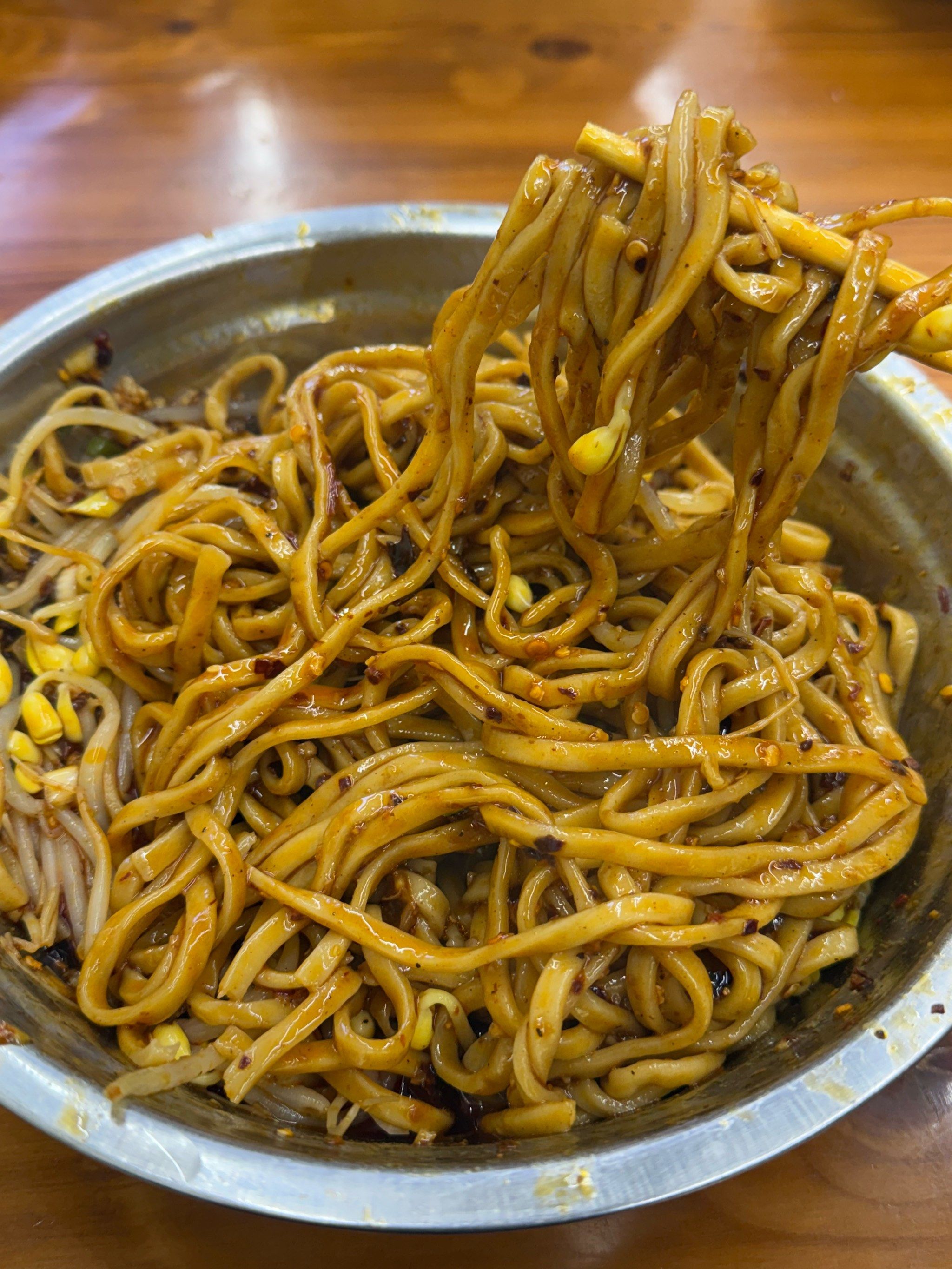 皖北特色的小吃,干扣面