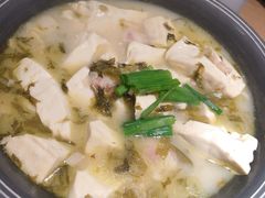 田园雪菜豆腐煲-蜜桃餐厅·伴山(绿宝广场店)