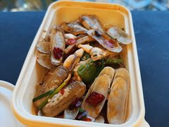 辣炒蛏子-小海豚•老字号海鲜餐厅(天涯店)