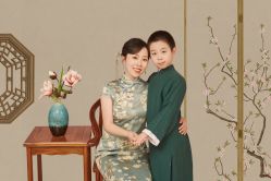 -时光纪亲子全家福照相馆(静安店母女写真父母纪念照)