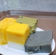 芒果糕芝麻糕VS绿茶红豆糕-宝莲禅寺
