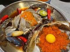 -草家酱蟹炭火烤肉店(珲春南路一店)