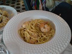 大虾炒意大利面-La Mer Restaurant & Lounge