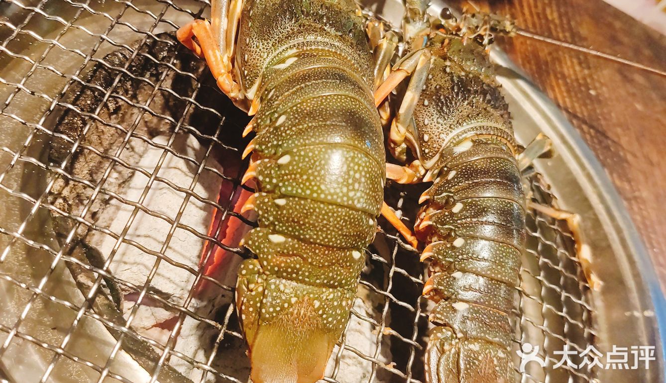 第一次是朋友带我去的第一次吃碳烤小花龙才58一只