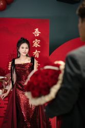 -桃子造型婚纱礼服(凤起广场店)