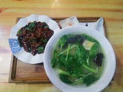 酱爆猪肝面-富源春面馆(四川北路店)