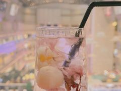 荔枝樱花气泡水-1981牛排西餐厅(海信店)