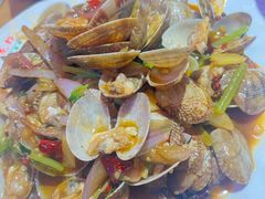 香辣爆炒花甲-庆峰龙虾烧烤(合肥一店)