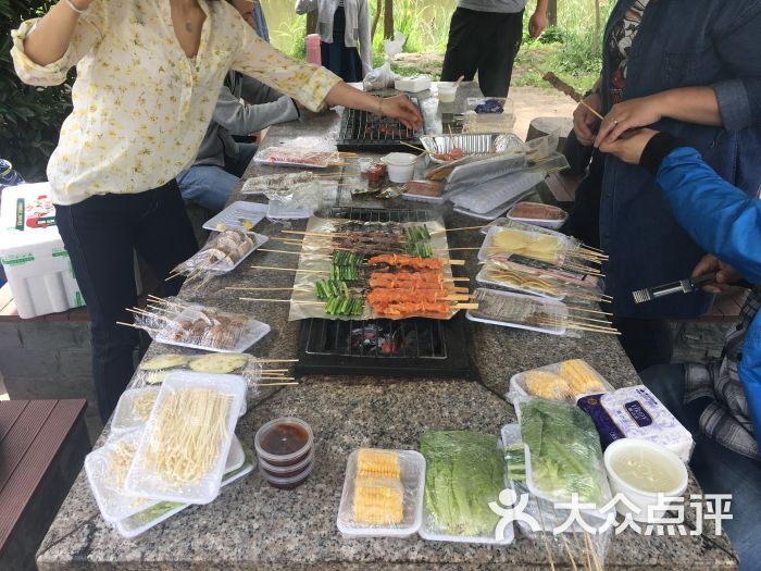 顾村公园烧烤区图片 - 第1张