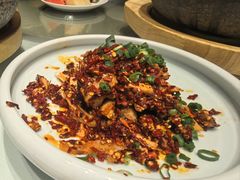 刀口椒干拌鸡-马旺子酒楼