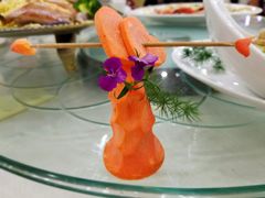 胡萝卜雕塑-广东嘉华大酒店·金銮阁中餐厅