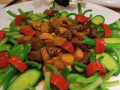 芥兰雪花牛肉粒-桃源阁(西樵山店)