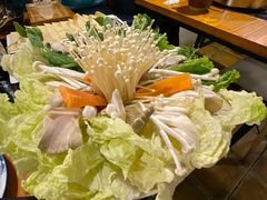 有机蔬菜拼盘-大理老字号·舟渔的鱼野生菌海景餐厅(双廊店)