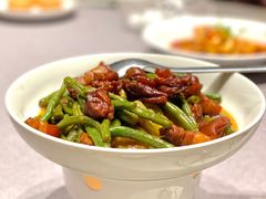 慢火苦瓜烧花猪肉-柴门头啖汤·经典川菜·慢火汤品(锦城万达店)