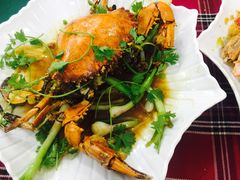 姜葱炒膏蟹-QQ海鲜餐厅
