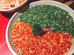 双椒牛肉-谭鸭血老火锅(图书馆店)