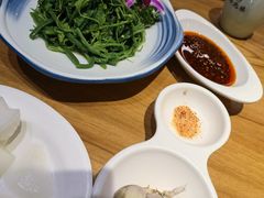 炝拌龙须菜-品回味清真西北楼(宁波首店)