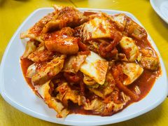 辣白菜炒五花肉-屋里家延边朝鲜族冷面(南园店)