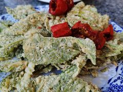 面拖桑树叶-天台徐家小吃