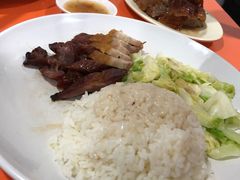 烧味双拼饭-粤味轩快餐店(天下第一泉店)