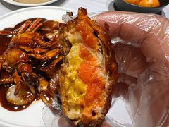毛蟹炒年糕-屋里厢上海菜馆