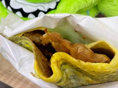 双鸡蛋果篦绿豆煎饼-安悦煎饼(河北店)