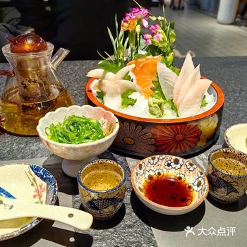 #吃三文鱼刺身 #我的美食日记 「中大国际