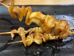 烤鸡皮-宝记烧烤·碳锅羊肉·羊蝎子火锅·夜食社(文体路创始店)