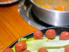 手工牛肉丸-牛品福潮汕牛肉火锅(旺庄店)