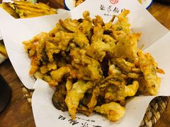 椒盐蘑菇-宣海荣锅贴大王·陕味小吃集(钟楼店)