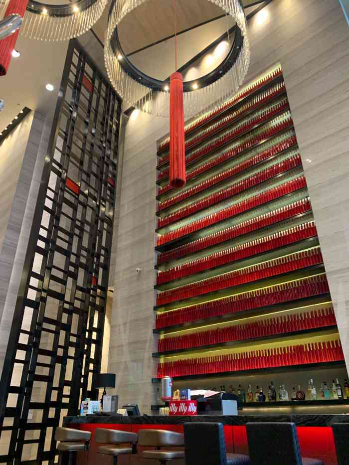 重庆富力艾美酒店·北纬29度大堂吧-"咖啡免费体验的,是意大利的咖啡