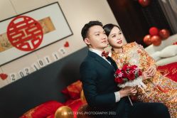 点击看大图 太喜欢出门这身褂后了-LOVE SHINE婚纱·红鼎庄龙凤褂·妈妈装定制
