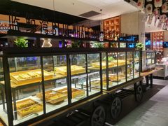 面包甜点陈列柜-蓝鲸湾汤泉(包河店)