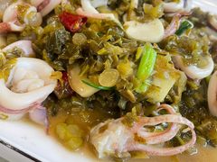 酸菜炒鱿鱼-温岭人家(红花北路店)