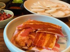 调味猪五花-九田家黑牛烤肉料理(三墩店)